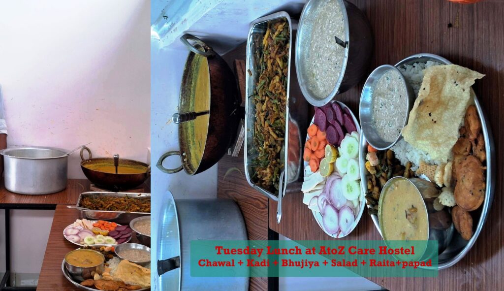 Tuesday Lunch at best boys hostel in patna